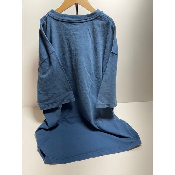 Carhartt Men’s Short Sleeve Henley T Shirt Blue Sz XL Original Fit Workwear - Picture 2 of 8